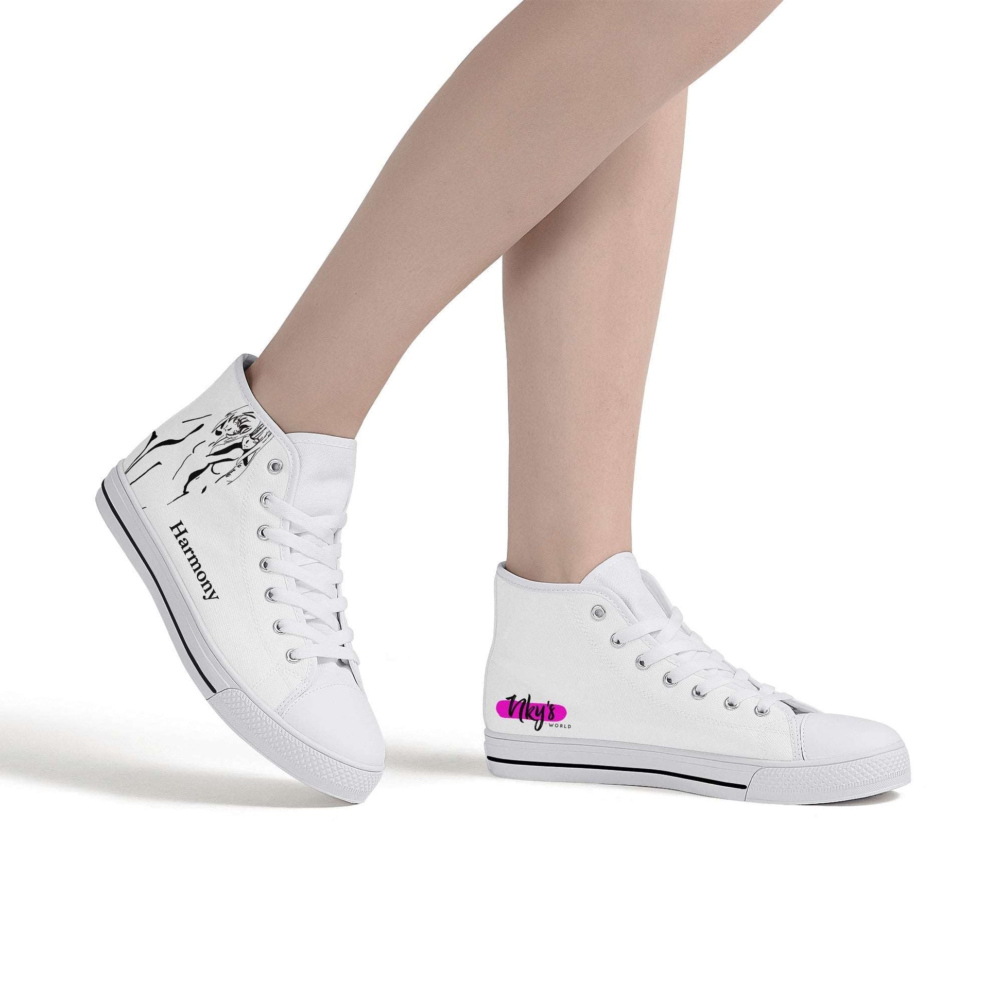 Harmony High Top Canvas Shoes