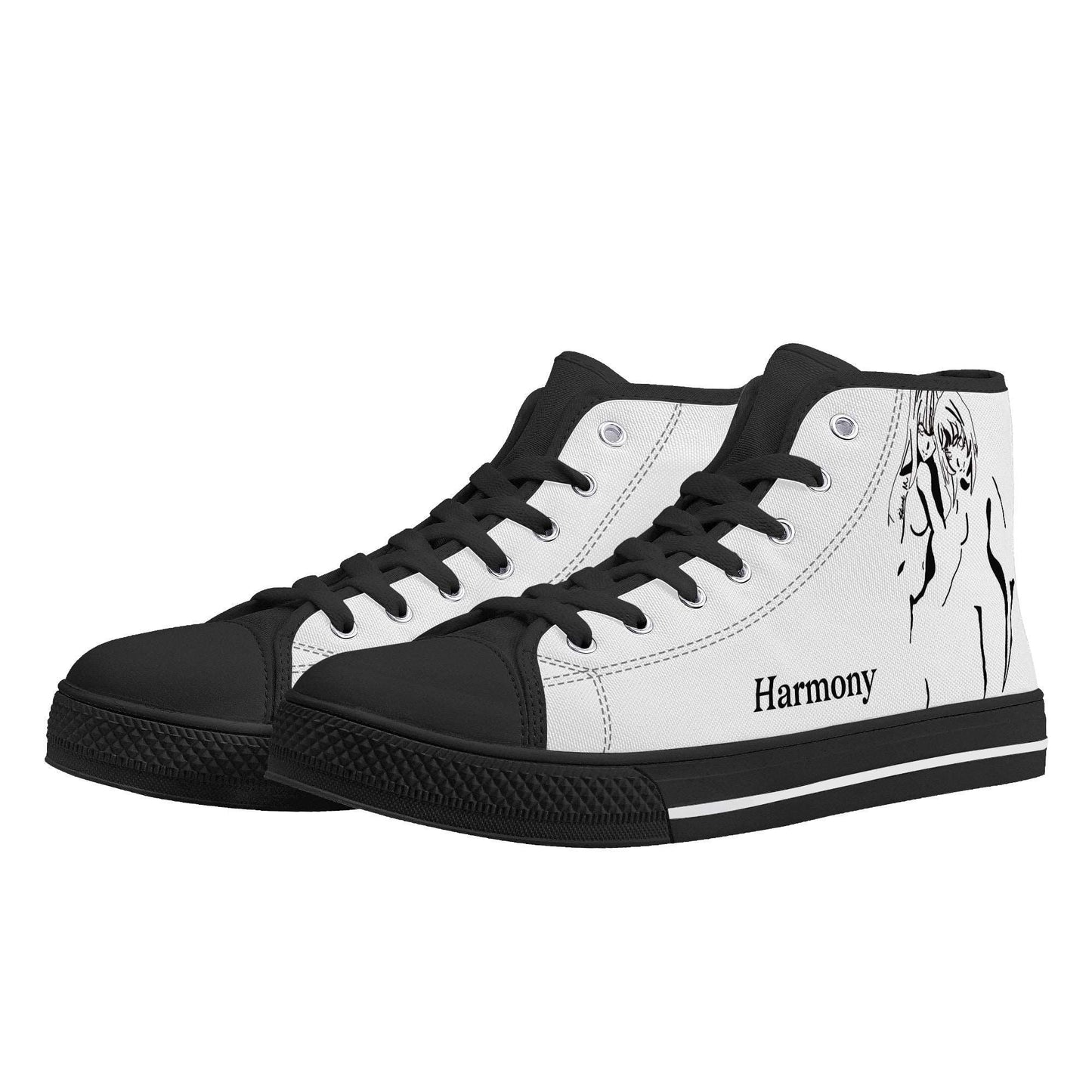 Harmony High Top Canvas Shoes